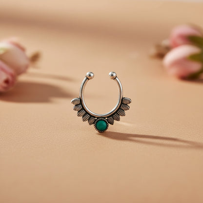 Stone Studded Beautiful Septum