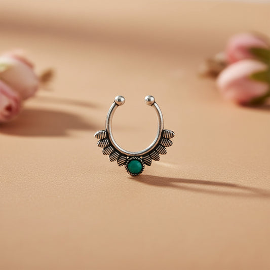 Stone Studded Beautiful Septum