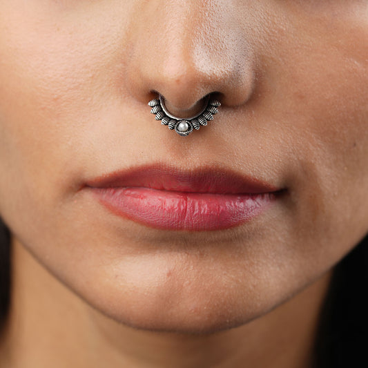 Stone Studded Beautiful Septum