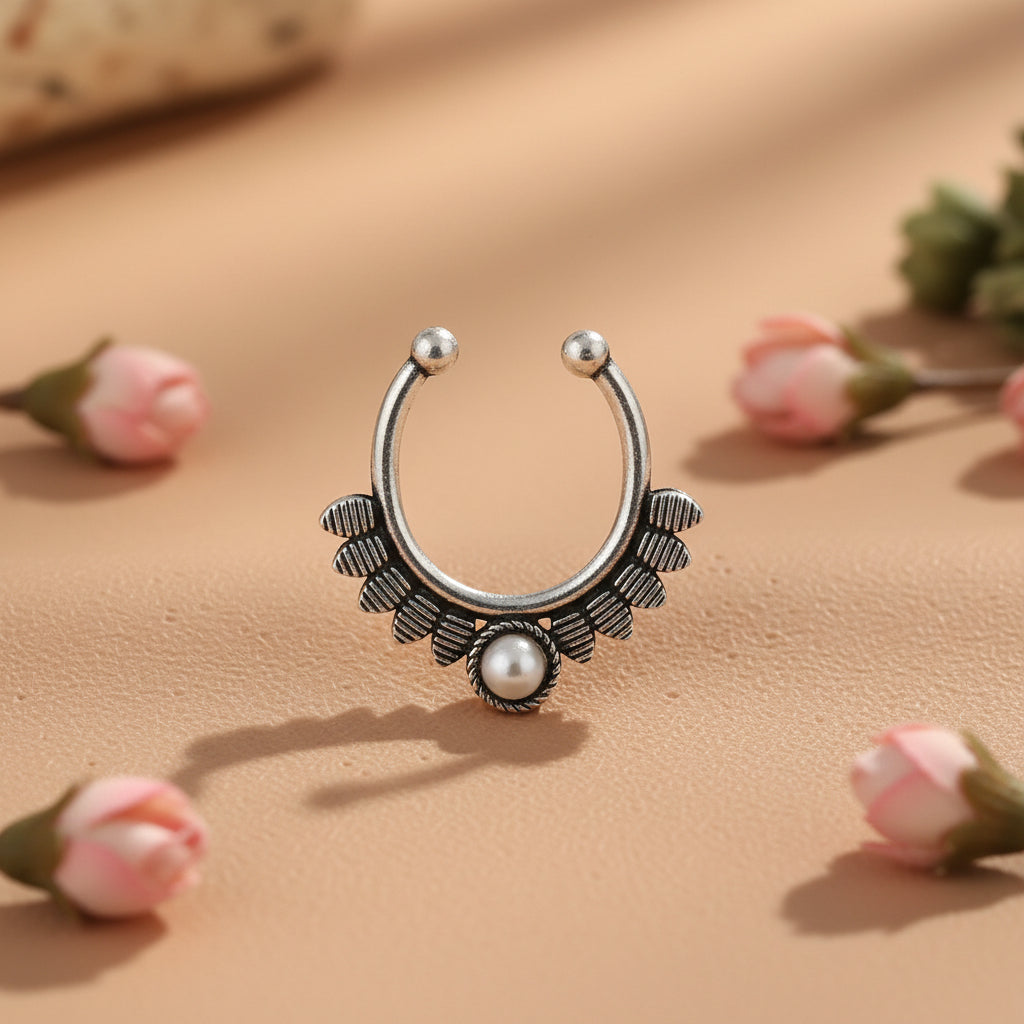 Stone Studded Beautiful Septum