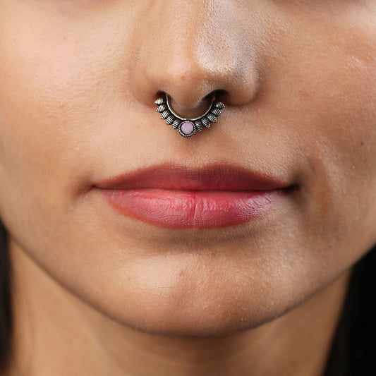 Stone Studded Beautiful Septum