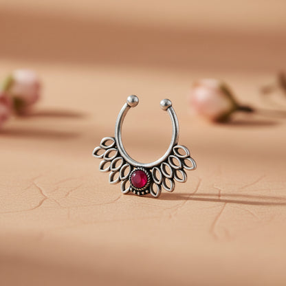 Stone Studded Beautiful Septum