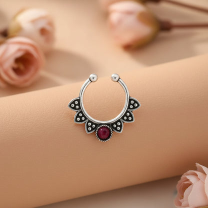 Stone Studded Beautiful Septum