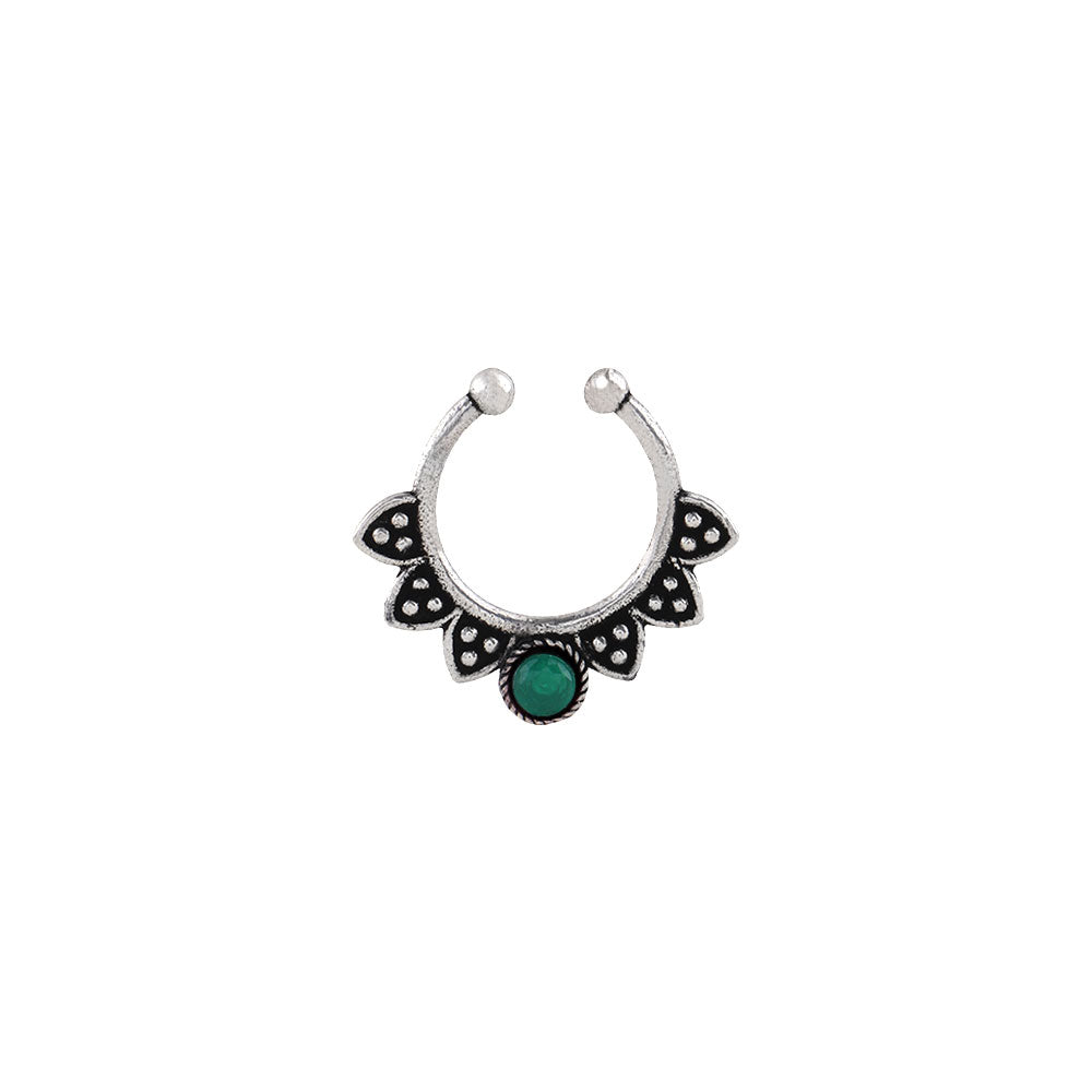 Stone Studded Beautiful Septum