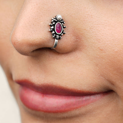 Stone Studded Beautiful Nosepin