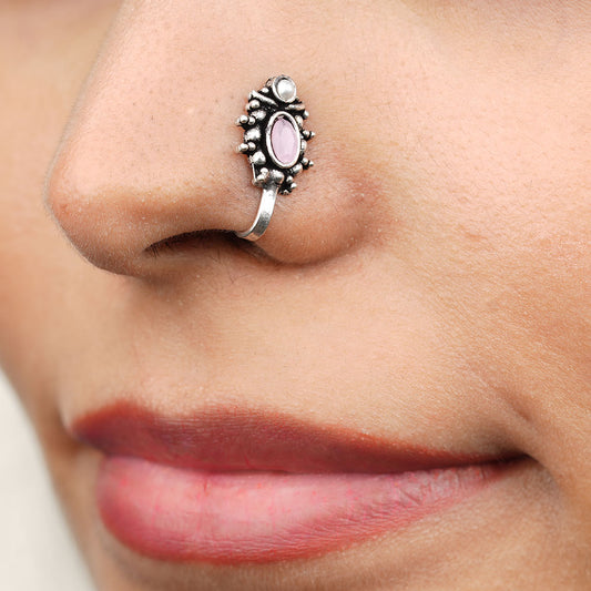 Stone Studded Beautiful Nosepin