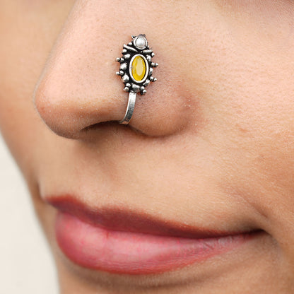 Stone Studded Beautiful Nosepin