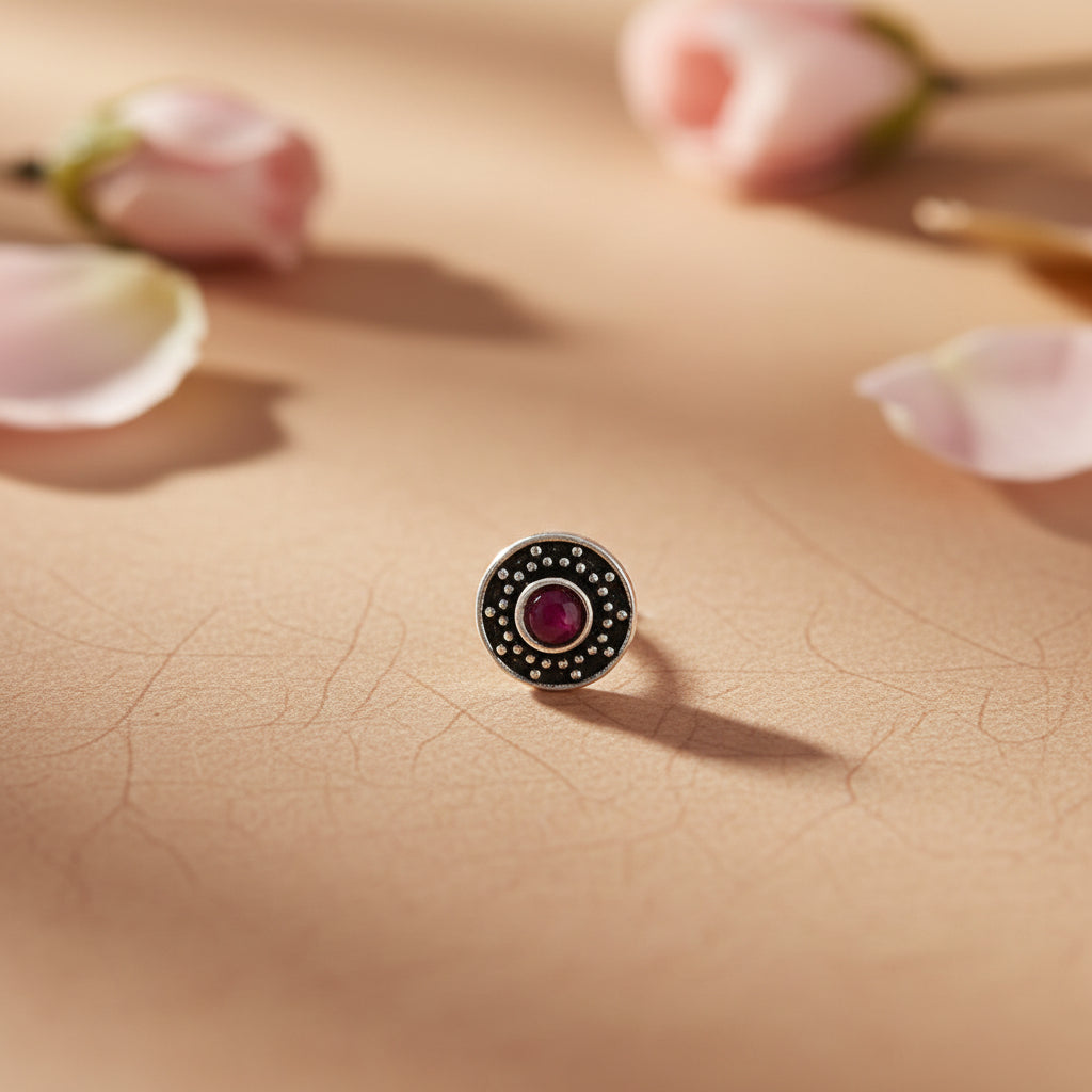 Stone Studded Beautiful Nosepin