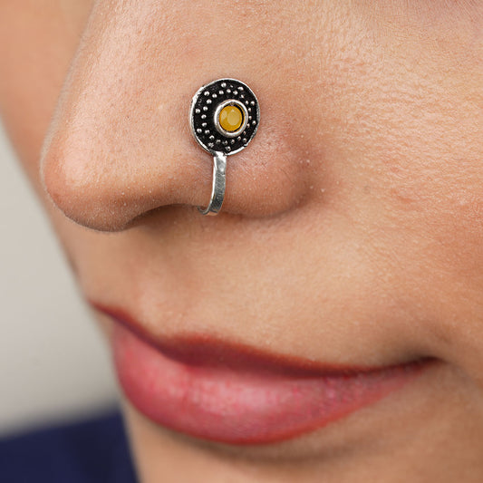 Stone Studded Beautiful Nosepin