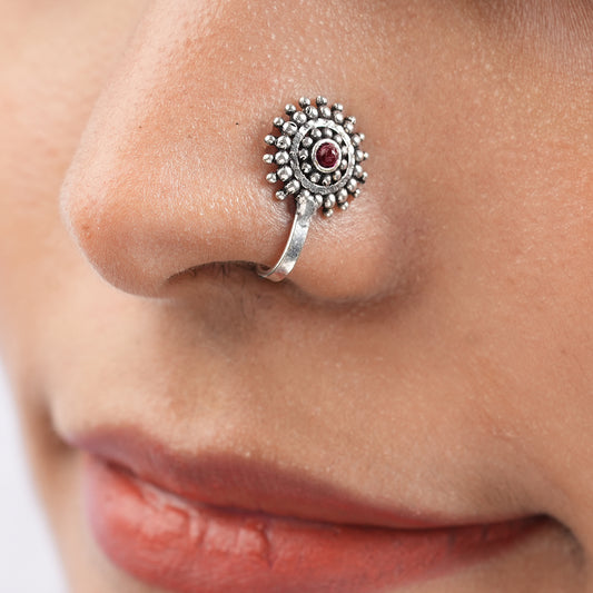 Stone Studded Beautiful Nosepin