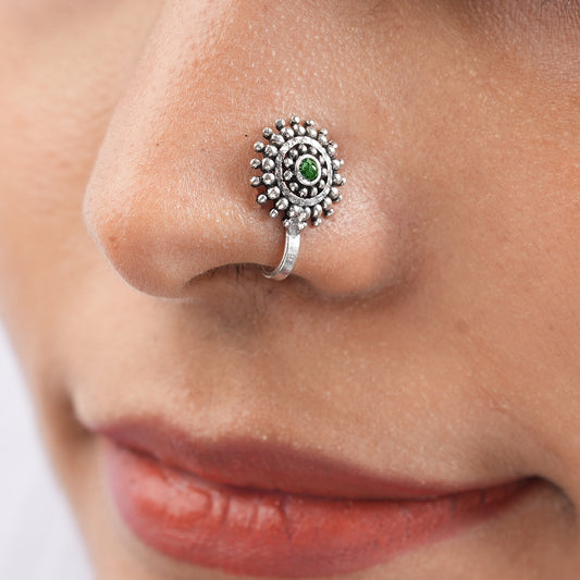 Stone Studded Beautiful Nosepin