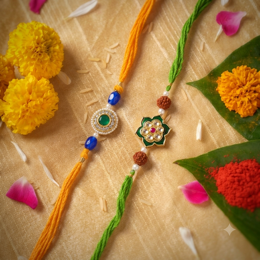 Handmade Rakhi Combo