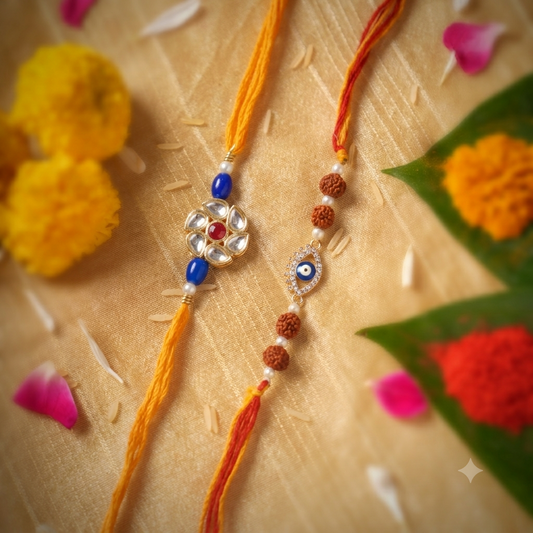 Handmade Rakhi Combo