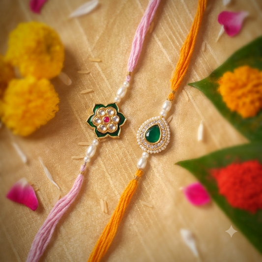 Handmade Rakhi Combo