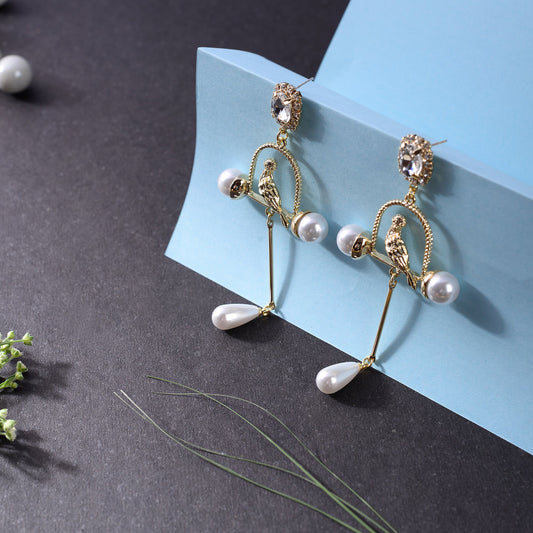 Bird House Earrings