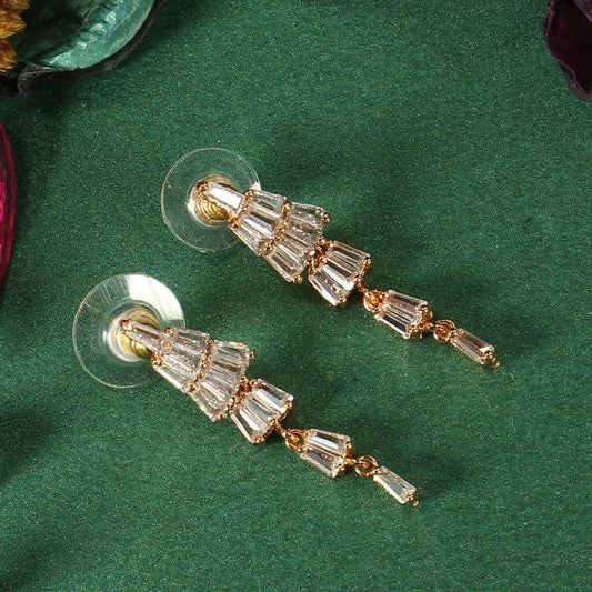 Zirconia Drop Earrings