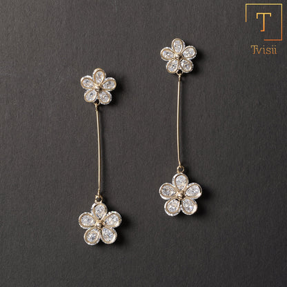 Hanging Flower Earrings