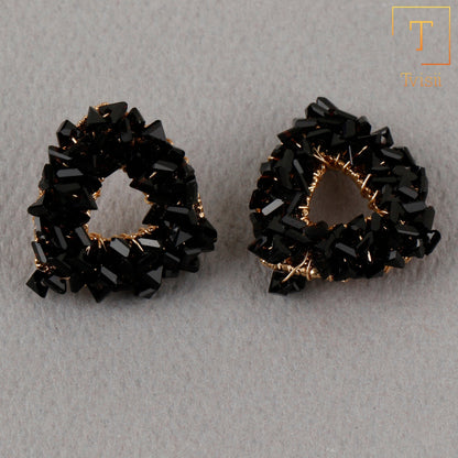 Black Fancy Earrings