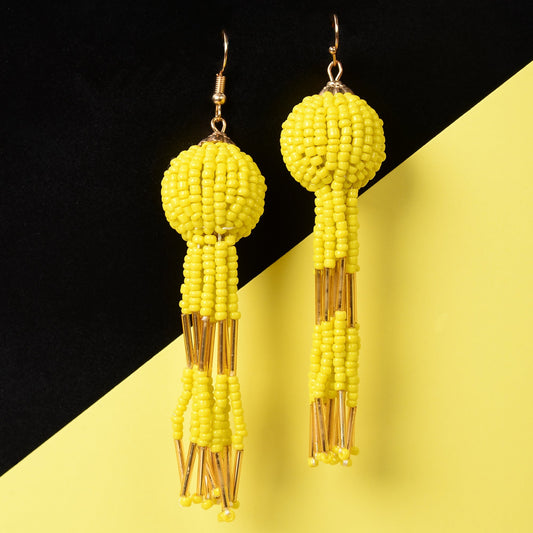 Beads Tassu Earrings