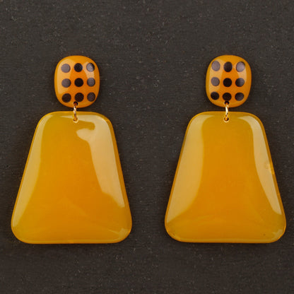 Yellow Drop Earrings