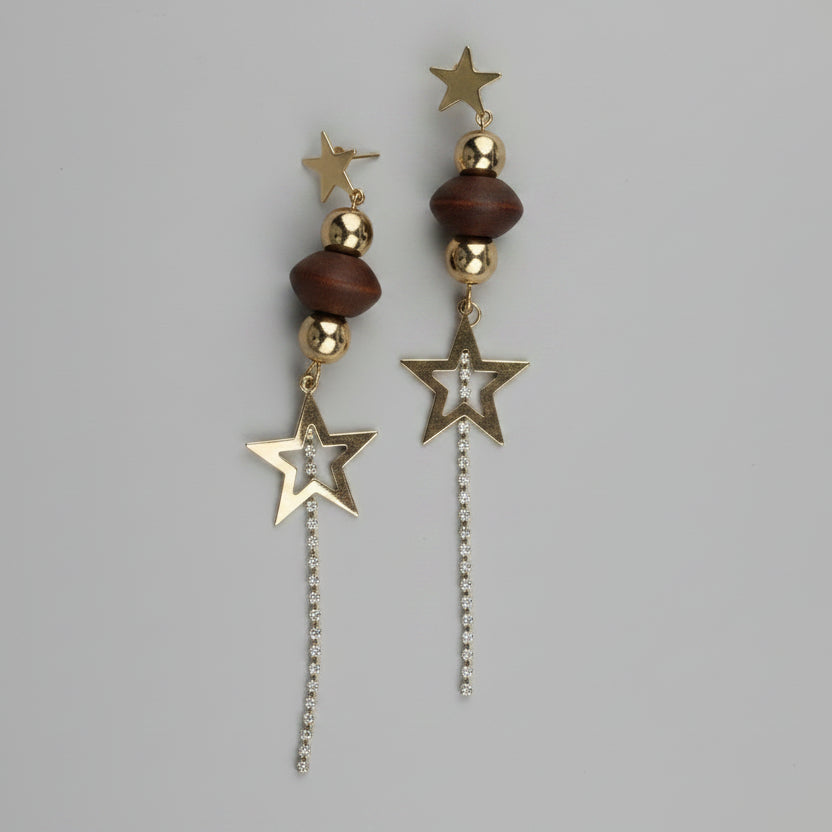 Star Drop Danglers