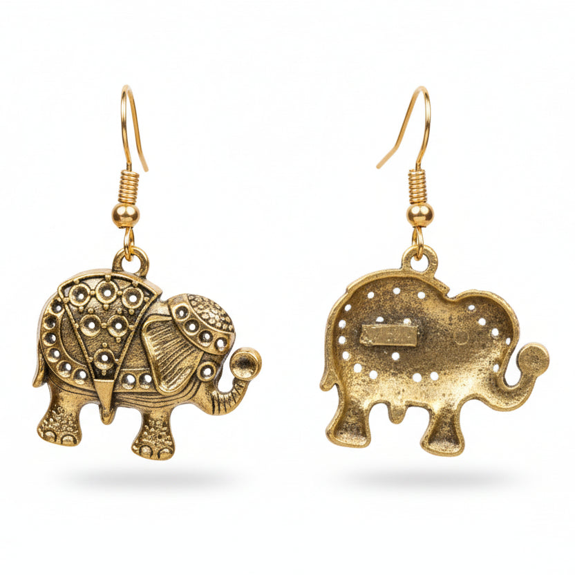 Trunk twist dangler earrings