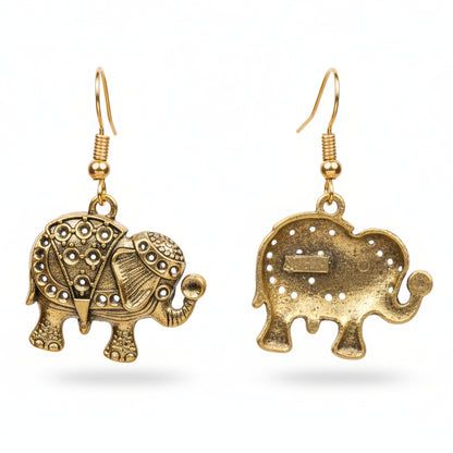 Trunk twist dangler earrings
