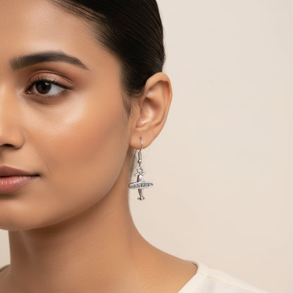 Carved Charm Dangler earrings &  Skyward Grace dangler earrings Combo set