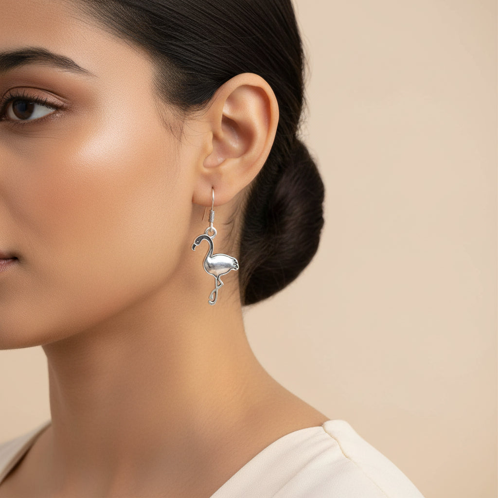 Rainbow rhine dangler earrings (Multicolored)&Tropical Elegance dangler earrings (Silver) Combo set
