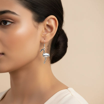 Rainbow rhine dangler earrings (Multicolored)&Tropical Elegance dangler earrings (Silver) Combo set