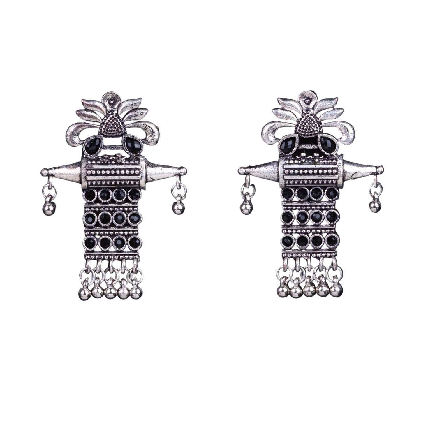 Bindaas Boho dangler earrings (Black)