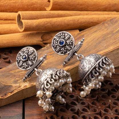 Charmbell  earrings (Blue)