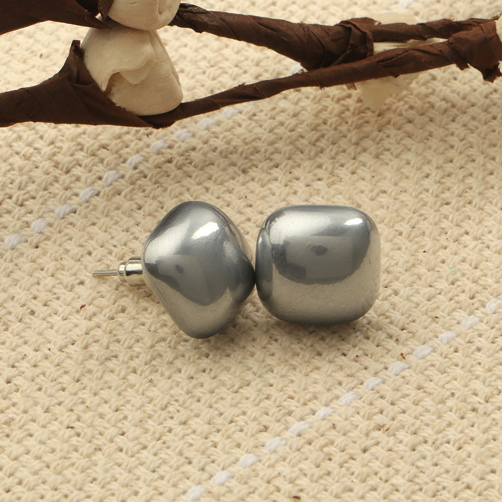 Clean Glow- Stone Stud Earrings