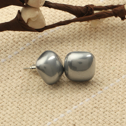Clean Glow- Stone Stud Earrings