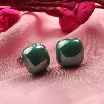 Clean Glow- Stone Stud Earrings