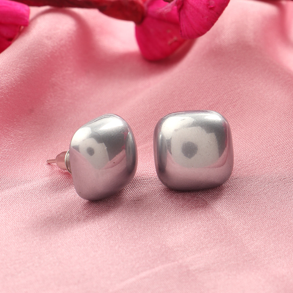 Clean Glow- Stone Stud Earrings