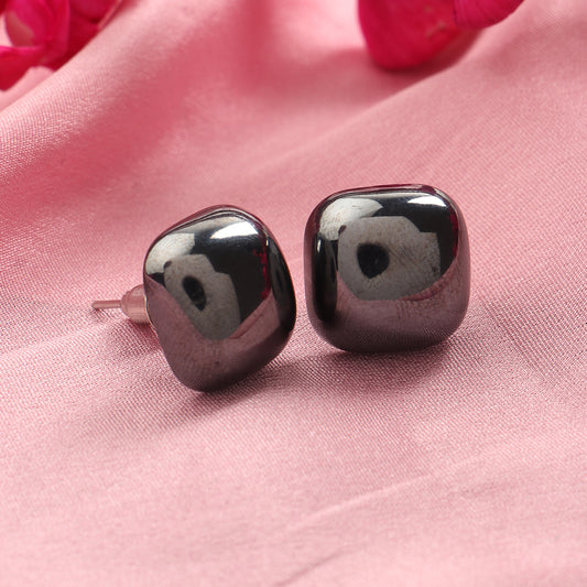 Clean Glow- Stone Stud Earrings