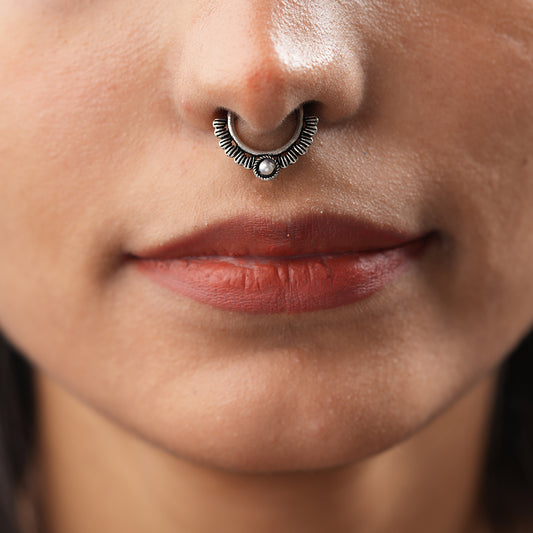 Stone Studded Beautiful Septum
