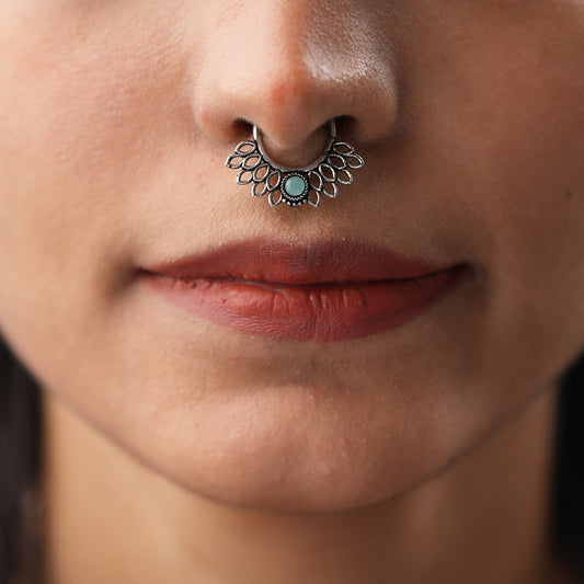 Stone Studded Beautiful Septum
