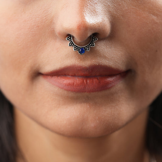 Stone Studded Beautiful Septum