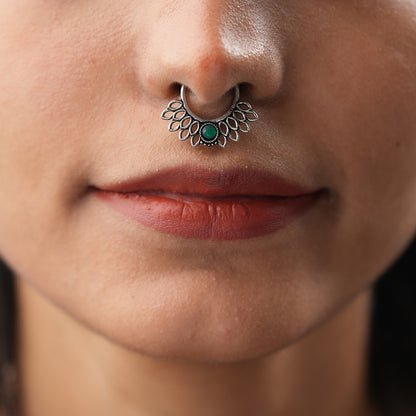 Stone Studded Beautiful Septum