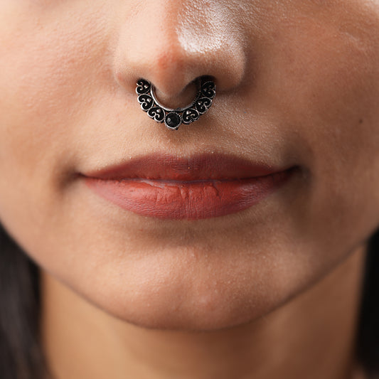 Stone Studded Beautiful Septum