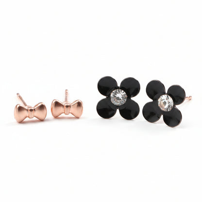 Sweet Bloom Set- Combo stud earrings