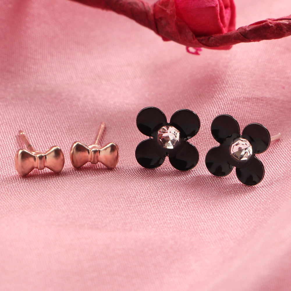 Sweet Bloom Set- Combo stud earrings