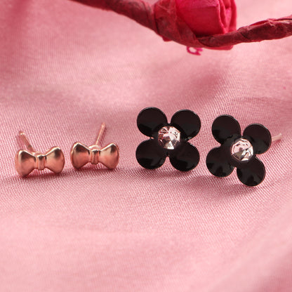 Sweet Bloom Set- Combo stud earrings