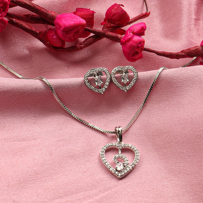 Gentle Heart- Stone studded neckpiece set