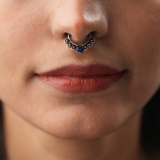 Stone Studded Beautiful Septum