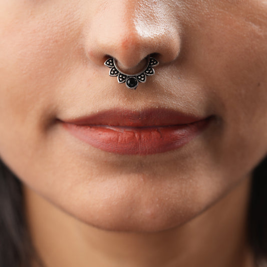 Stone Studded Beautiful Septum
