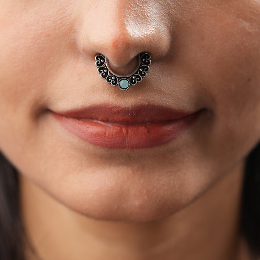 Stone Studded Beautiful Septum