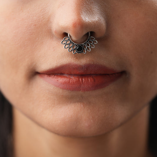 Stone Studded Beautiful Septum